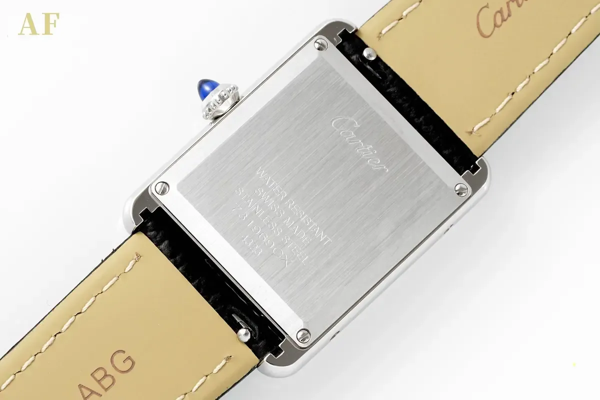 烤蓝钢针+折叠扣，AF厂坦克SOLO女表细节杀疯了