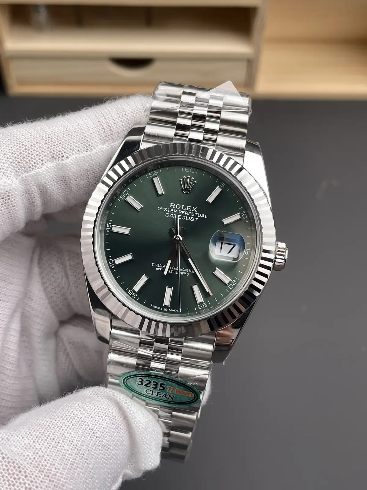 拒绝踩坑！一分钟教你识别真假C厂劳力士薄荷绿日志