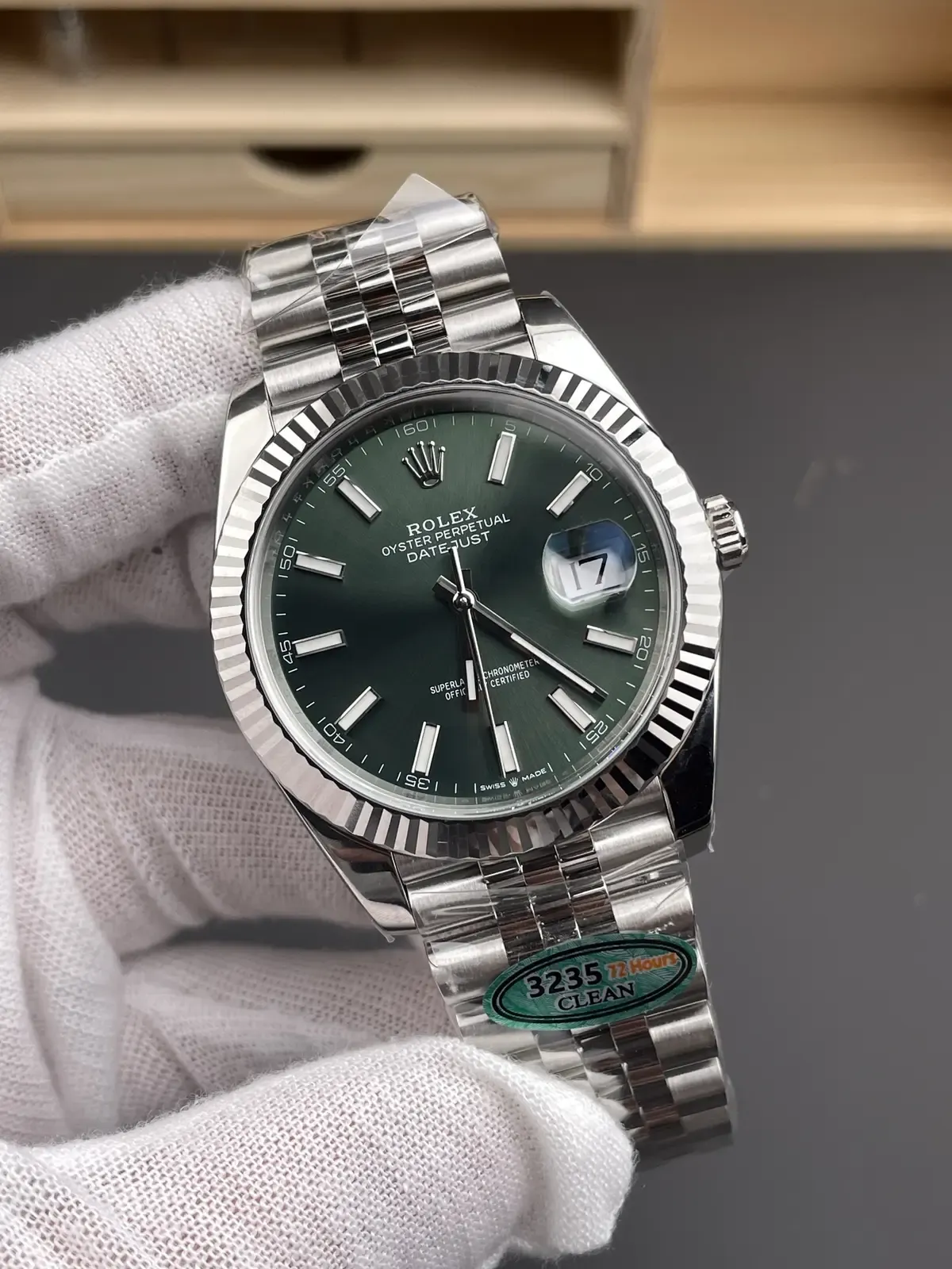 拒绝踩坑！一分钟教你识别真假C厂劳力士薄荷绿日志