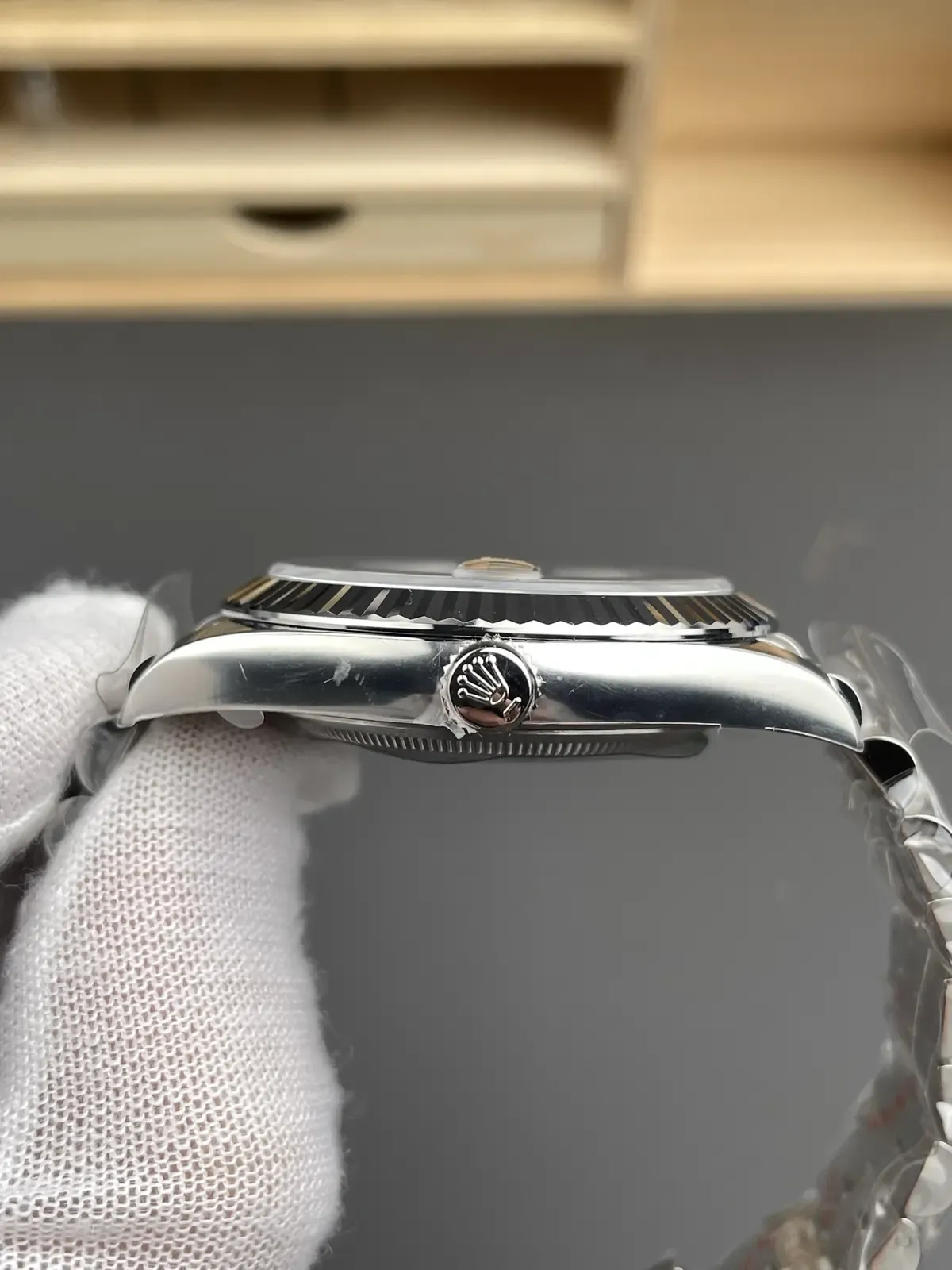 拒绝踩坑！一分钟教你识别真假C厂劳力士薄荷绿日志