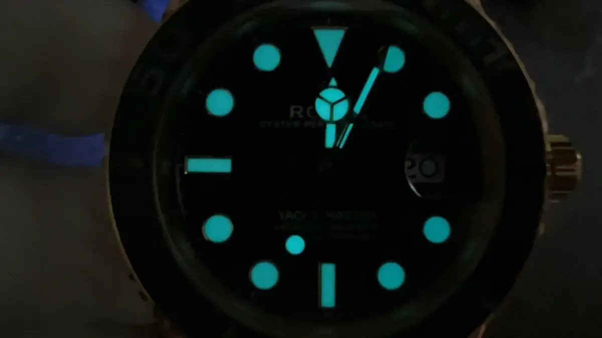 独家实拍：VS厂劳力士黄金游艇胶带细节全解析