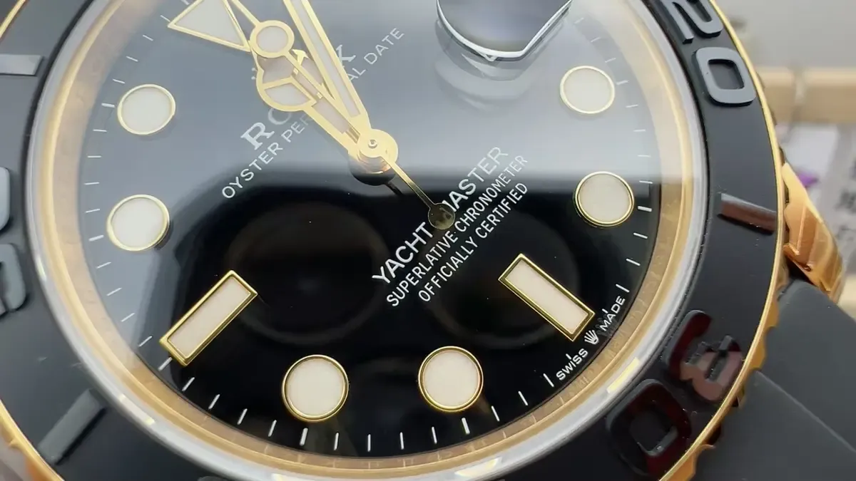 独家实拍：VS厂劳力士黄金游艇胶带细节全解析