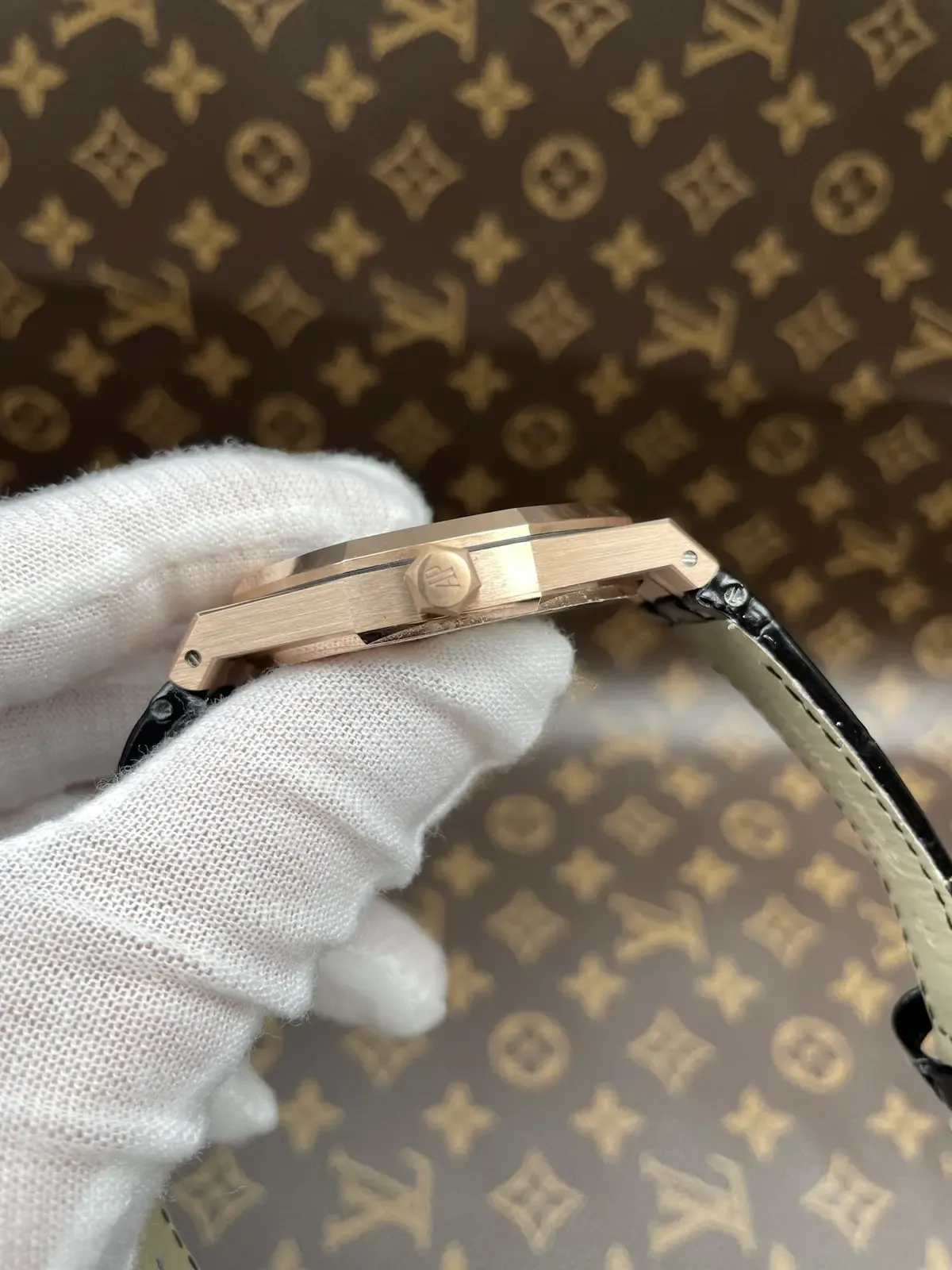 APS爱彼15400配重版玫瑰金，140g还原18K手感？