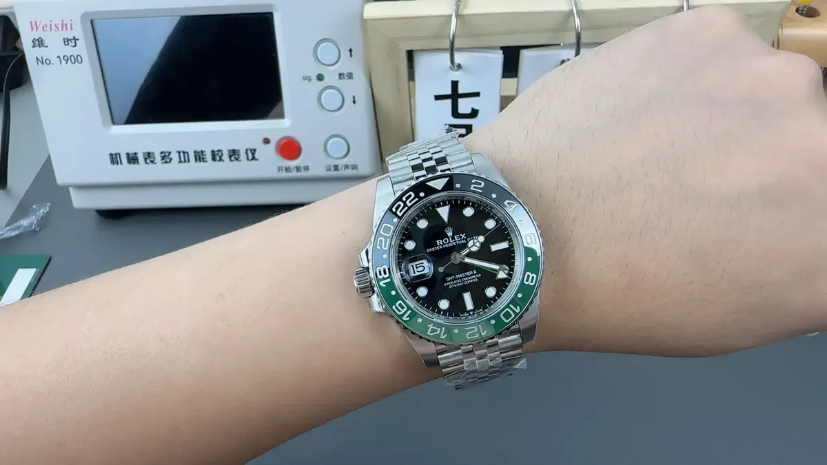 VS厂劳力士格林尼治"雪碧圈"左撇子细节做工详测