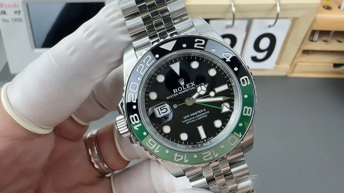 VS厂劳力士格林尼治"雪碧圈"左撇子细节做工详测