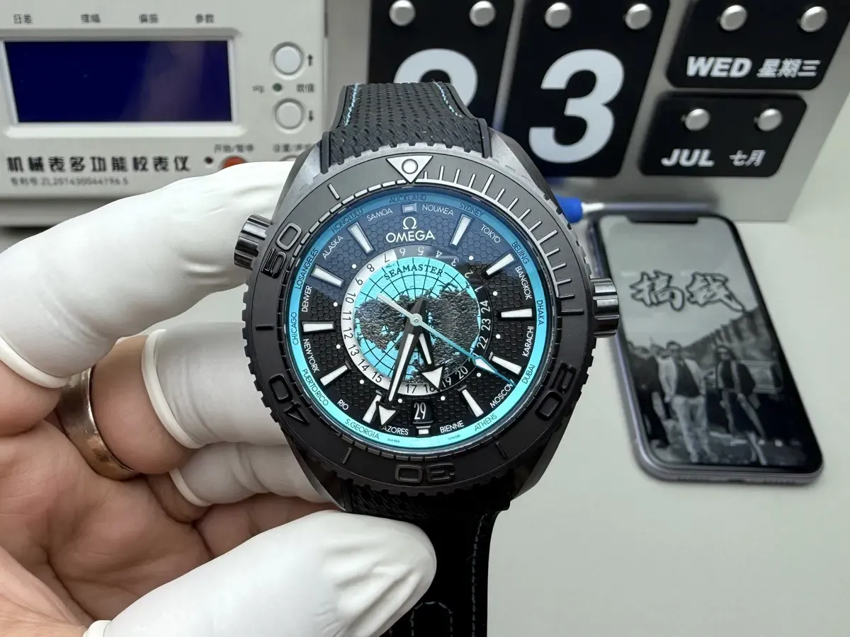 VS厂欧米茄海马600世界时松石绿硬核评测