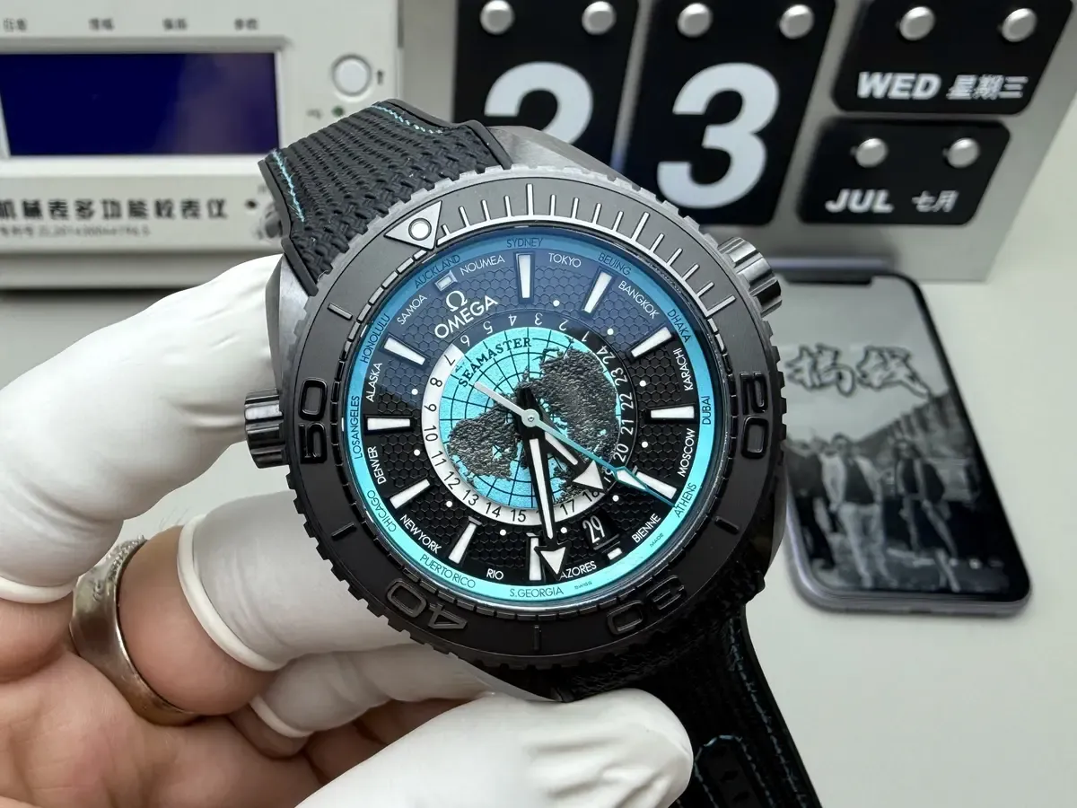 VS厂欧米茄海马600世界时松石绿硬核评测