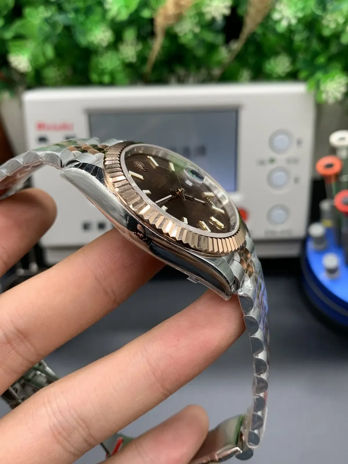 VS厂日志41间玫瑰金咖啡盘质量做工好不好？