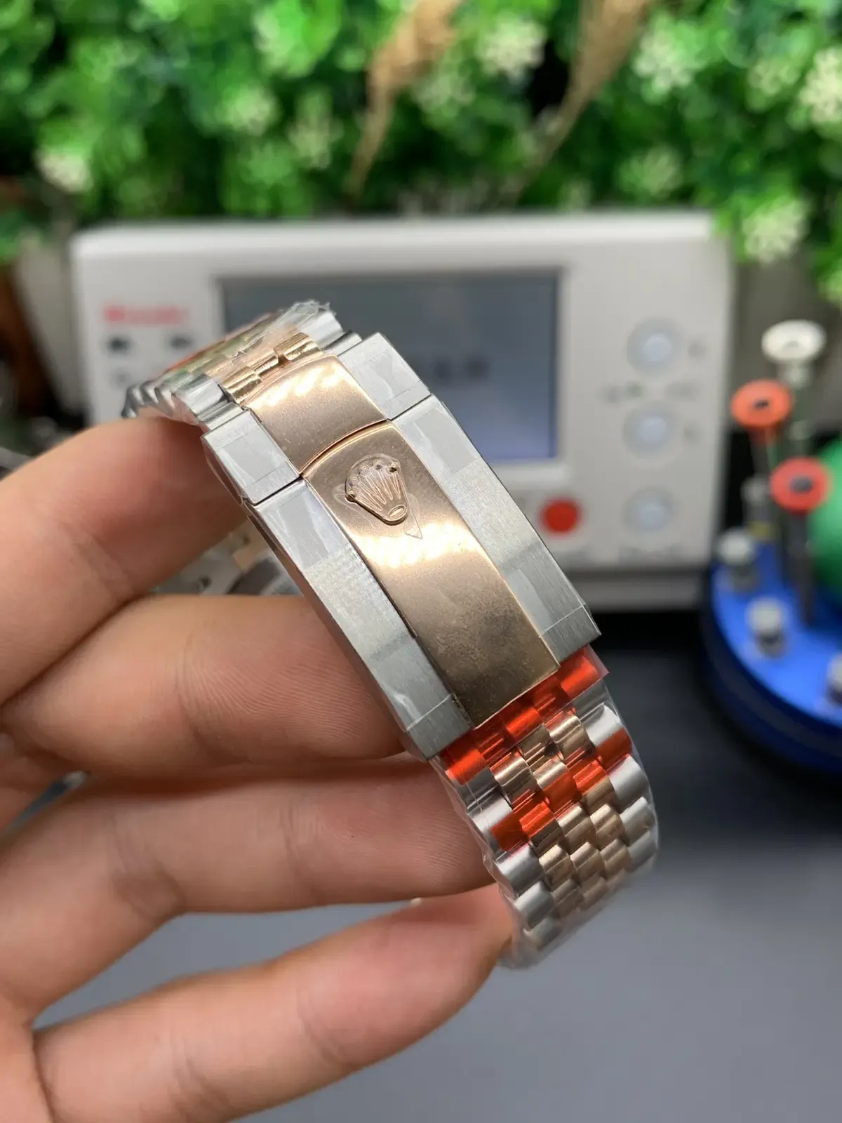 VS厂日志41间玫瑰金咖啡盘质量做工好不好？