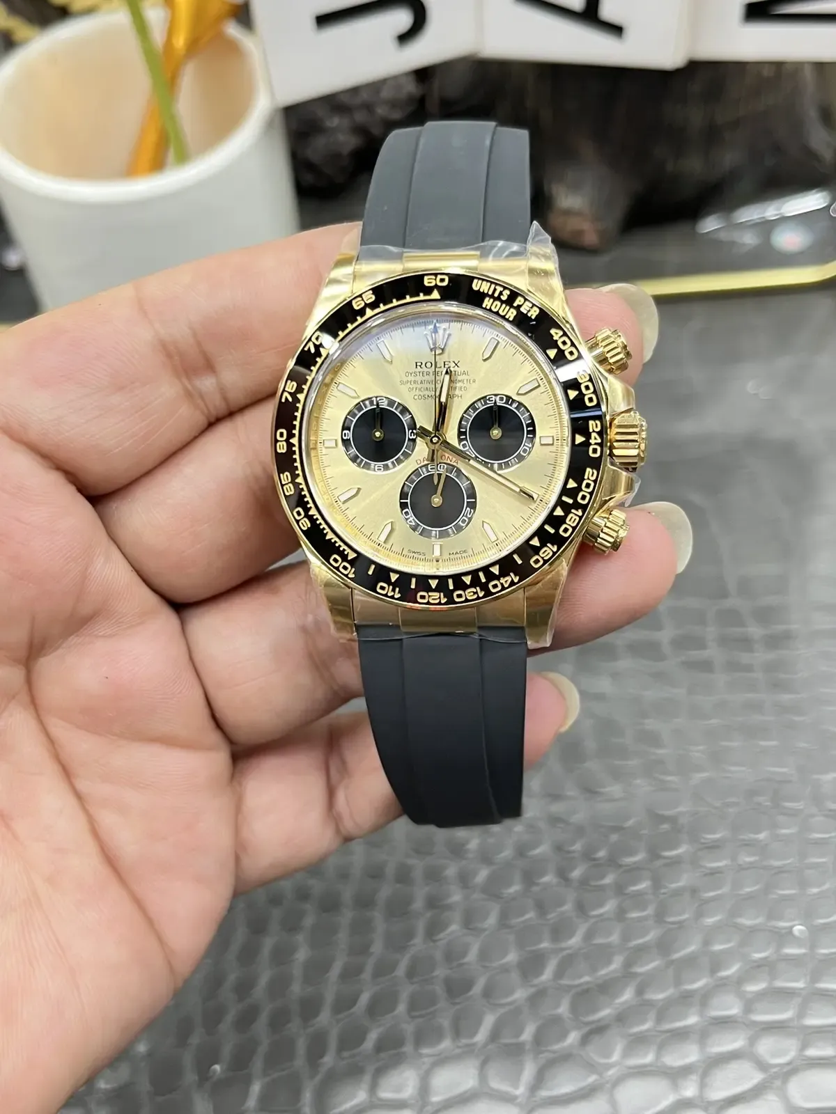 C厂余文乐金胶迪4131机芯升级版细节实拍解析