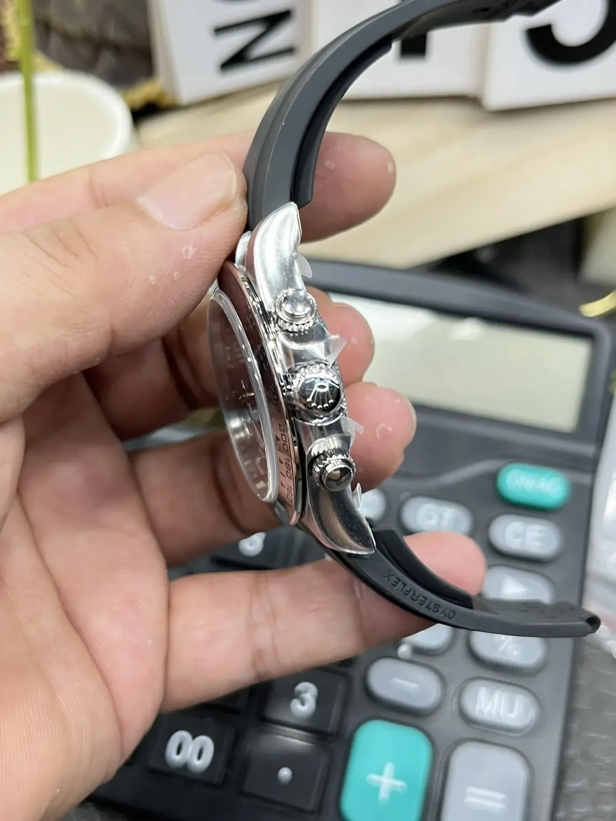 C厂迪通拿灰魔迪4130机芯真仿辨别一篇文章全解析！