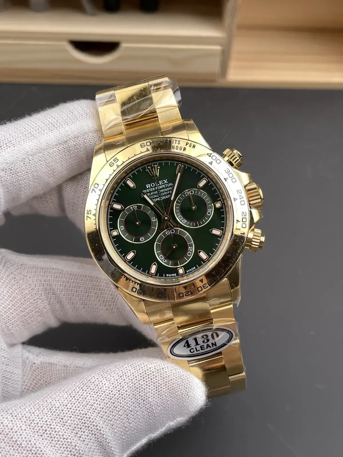 C厂劳力士绿金迪4130机芯值得入手吗？细节拆解