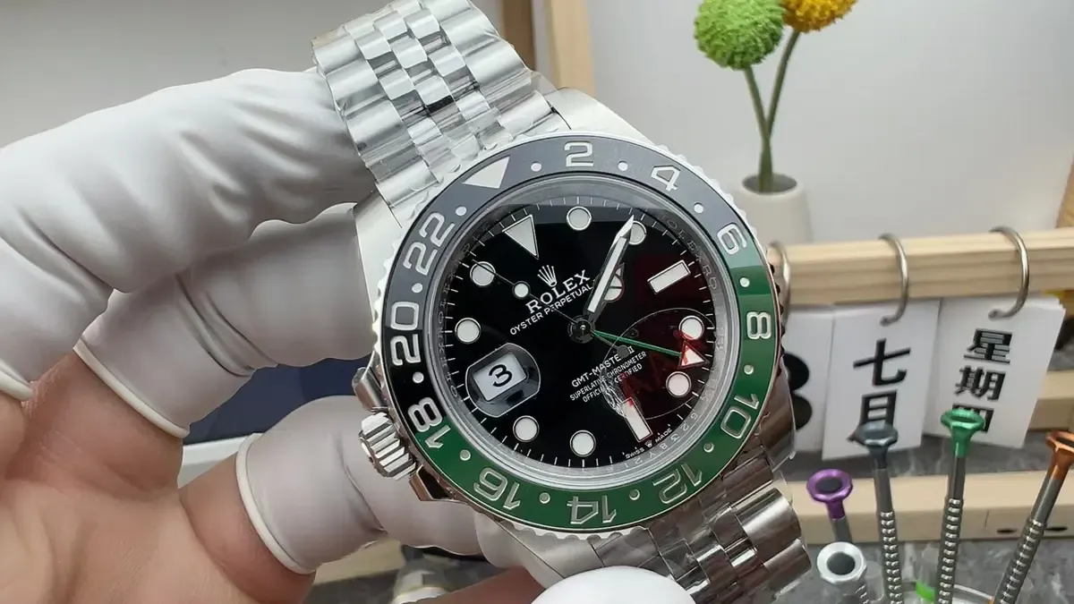 C厂雪碧圈左撇子搭配丹东3285机芯10秒辨假术，一招学会！