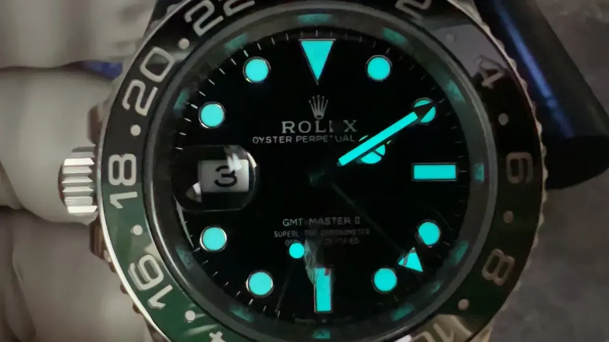 C厂雪碧圈左撇子搭配丹东3285机芯10秒辨假术，一招学会！