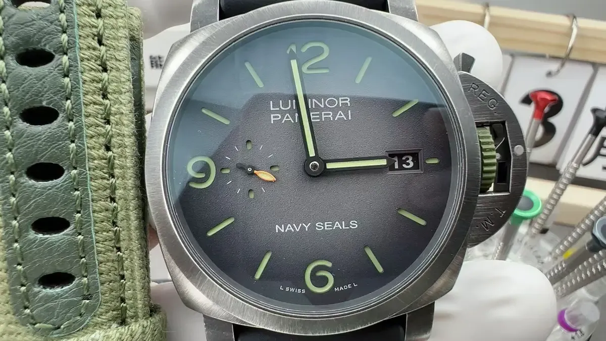 vs厂沛纳海1412海豹突击队联名款，教大家如何辨别真伪