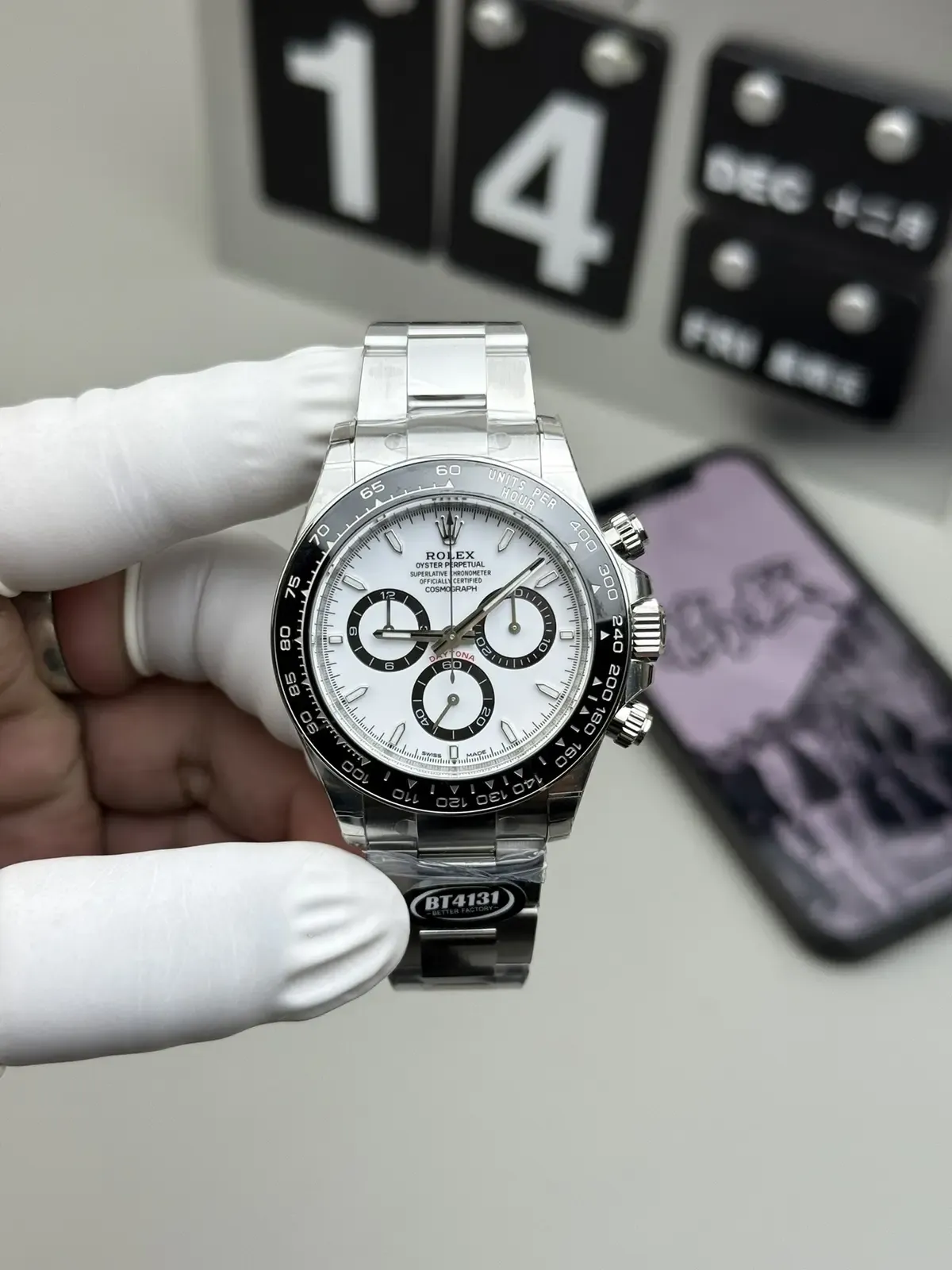 BT厂迪通拿搭配丹东4131机芯会比C厂更强吗？