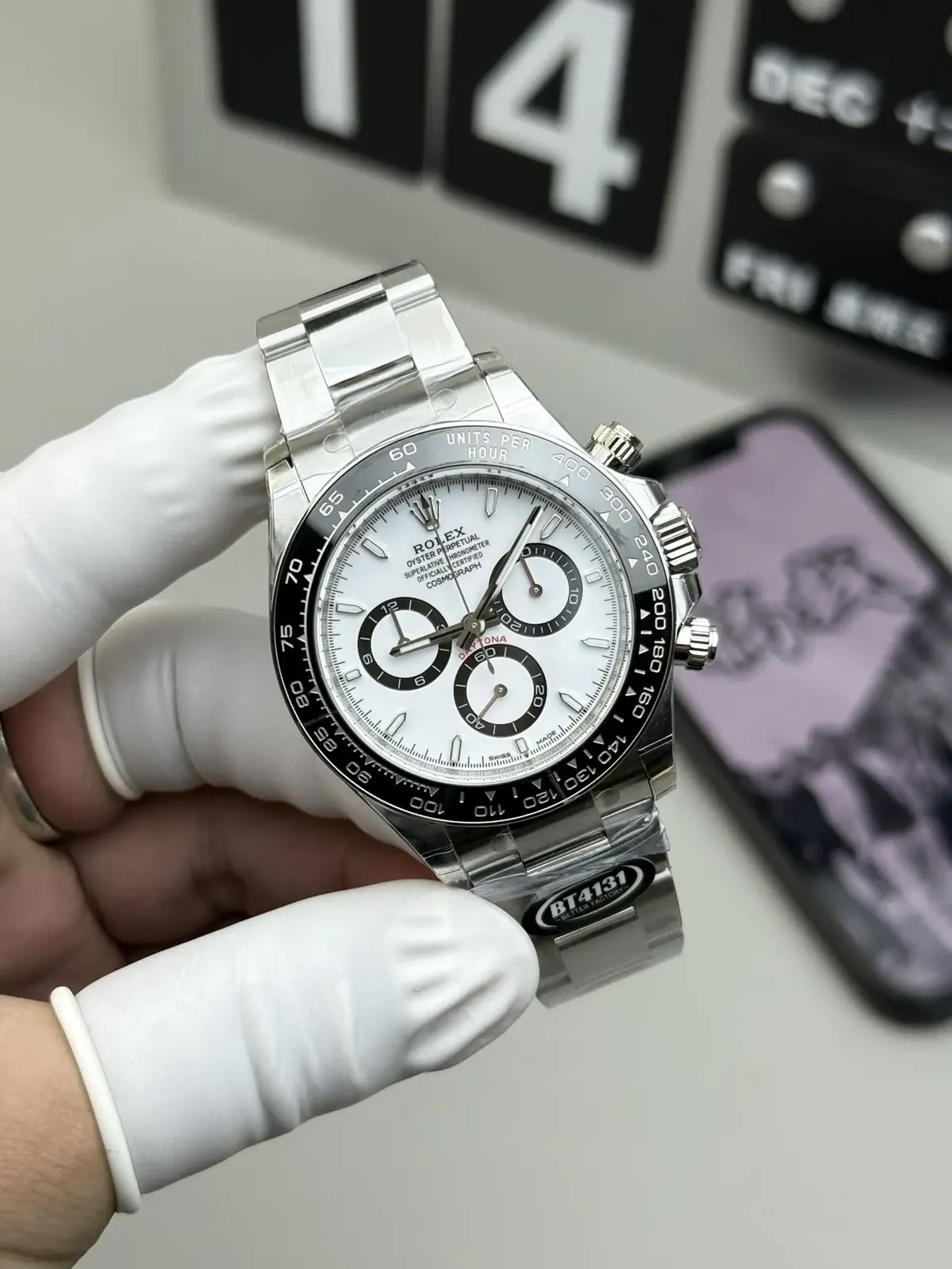 BT厂迪通拿搭配丹东4131机芯会比C厂更强吗？