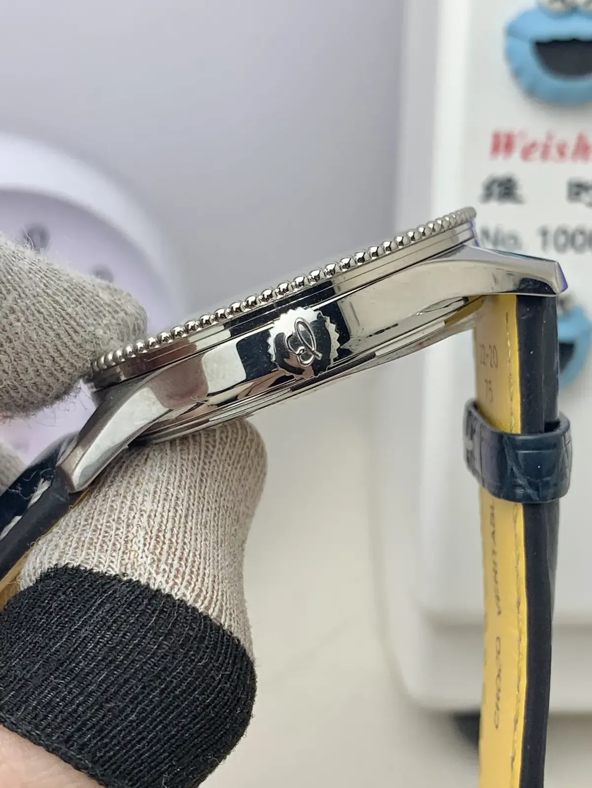 V7厂百年灵航空计时1系列蓝面做工细节全解析