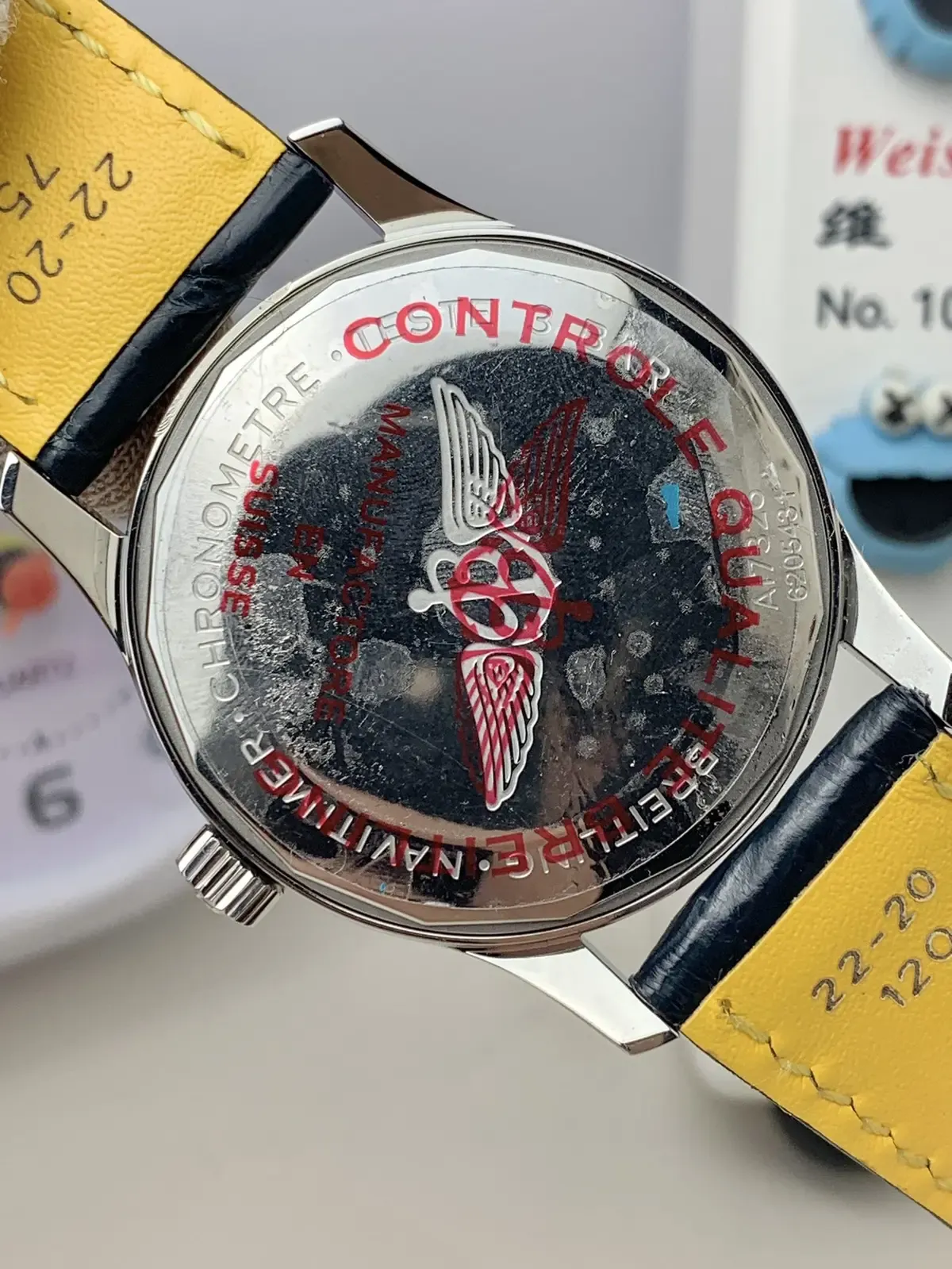 V7厂百年灵航空计时1系列蓝面做工细节全解析