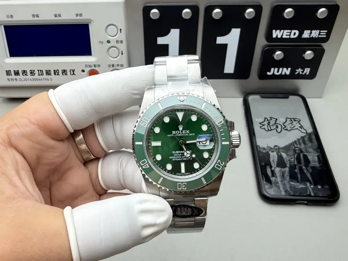 Clean厂绿水鬼3135机芯该如何辨别？（附三大防伪要点）