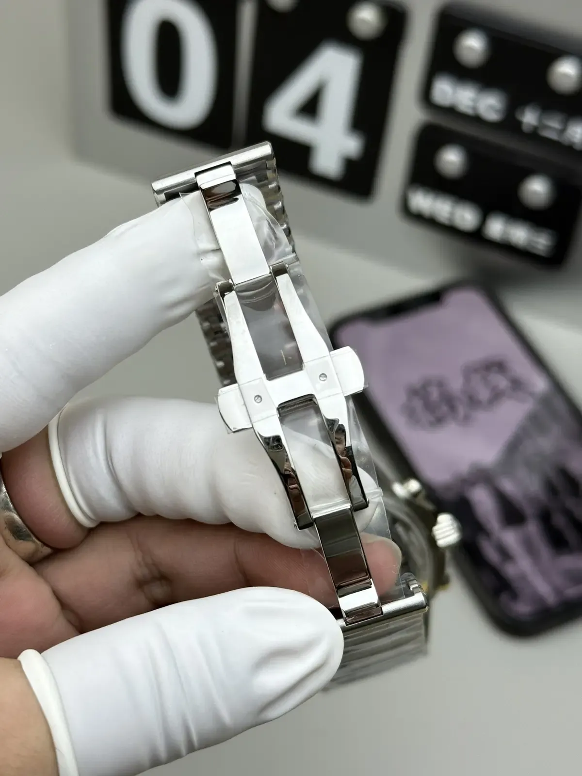 BLS百年灵机械计时熊猫配色子弹链，做工细节实测