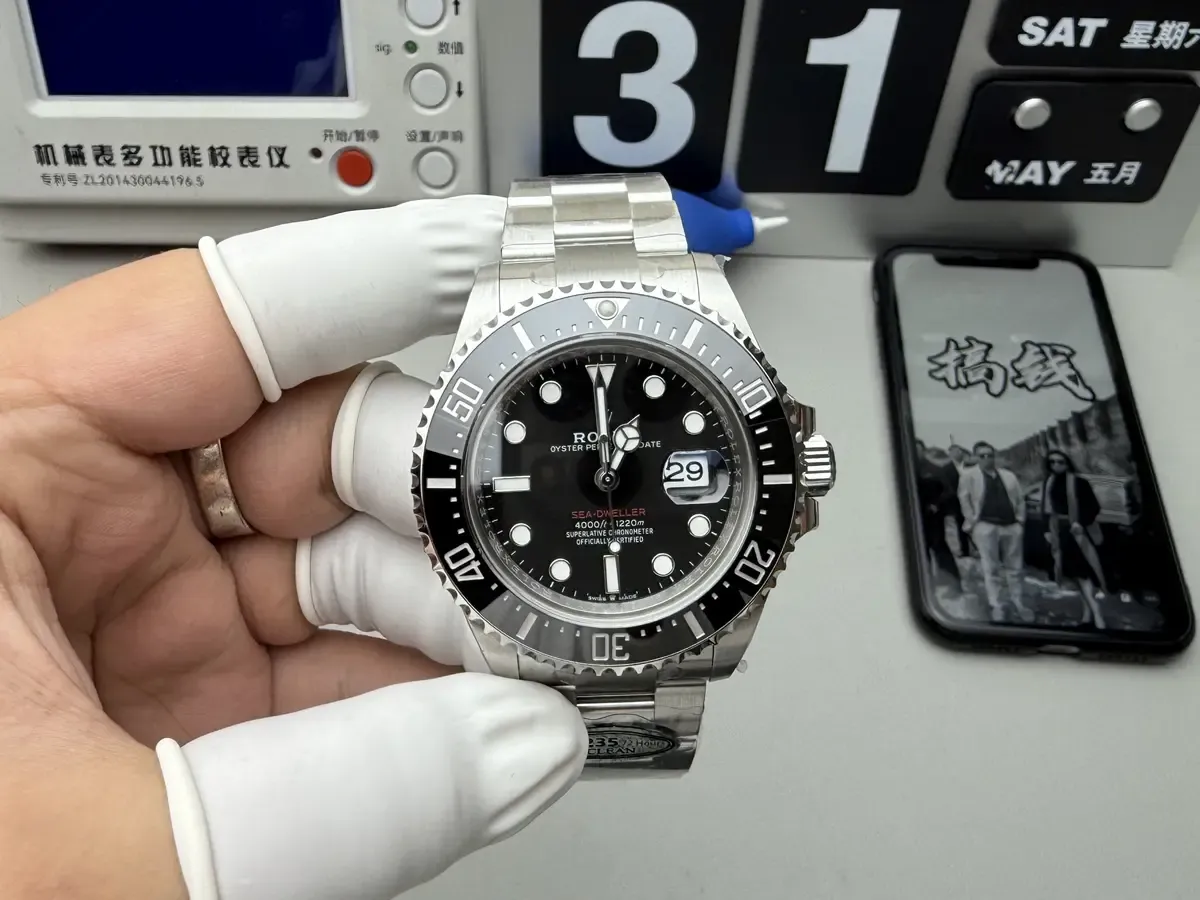 C厂劳力士海使型43单红鬼王，做工质量有保障吗？