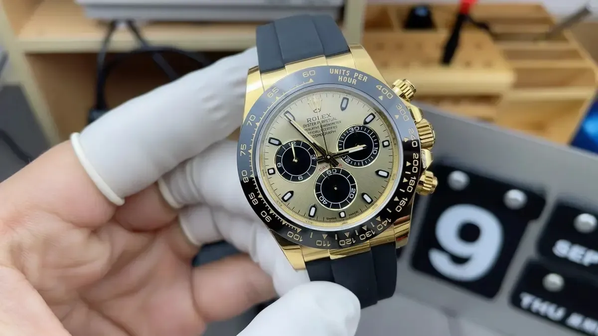 VS厂劳力士余文乐迪通拿4130机芯，六大辨别点告诉您