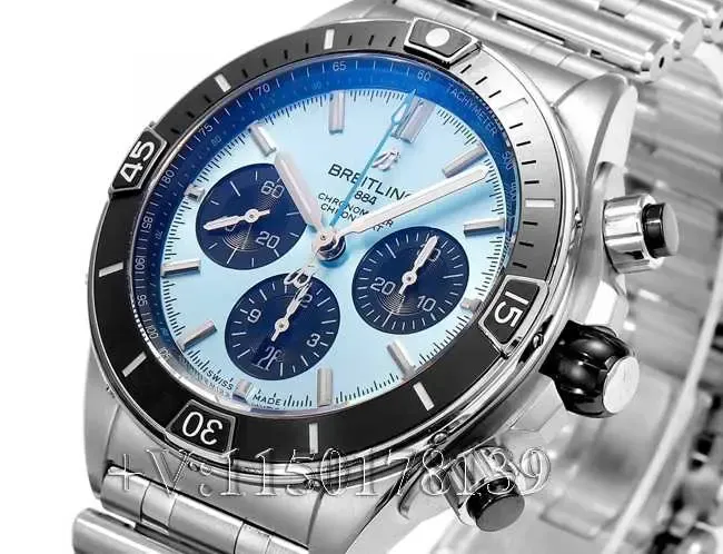 BIS厂百年灵机械计时冰蓝盘做工实拍（质量评价、用户口碑比较）