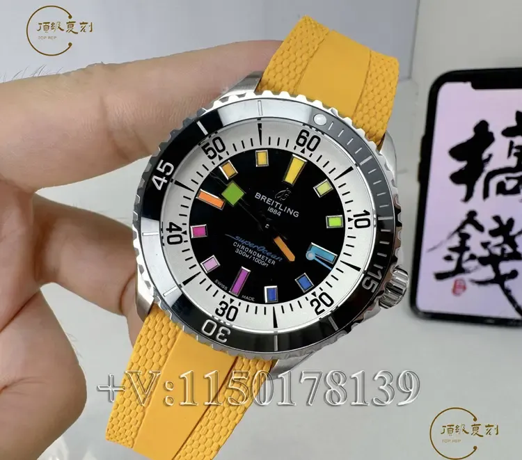 BLS厂百年灵超级海洋彩虹盘A17375211辨别点在哪？（购前必读）
