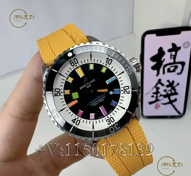 BLS厂百年灵超级海洋彩虹盘A17375211辨别点在哪？（购前必读）